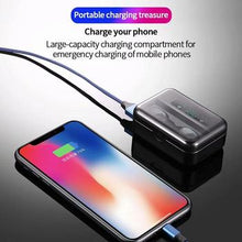 Charger l'image dans la galerie, Ecouteurs Bluetooth 6D Sans fil 2 en 1 avec powerbank 2200mAh