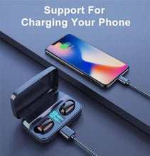 Charger l'image dans la galerie, Ecouteurs Bluetooth 6D Sans fil 2 en 1 avec powerbank 2200mAh