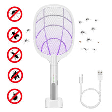 Charger l'image dans la galerie, Raquette anti-moustiques électrique, maison, jardin, domicile, lampe anti-insectes
